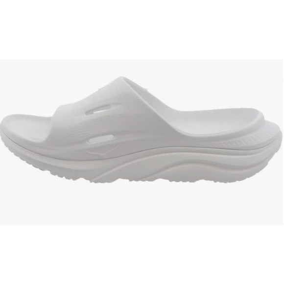 Hoka Unisex Ora Recovery Slide 3 White/White Men\'s 14, Women\'s 16 Medium main image 5
